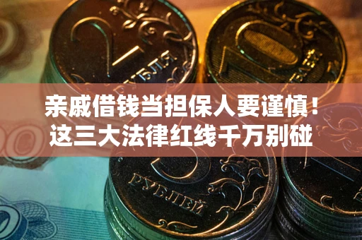 济南亲戚借钱当担保人要谨慎！这三大法律红线千万别碰