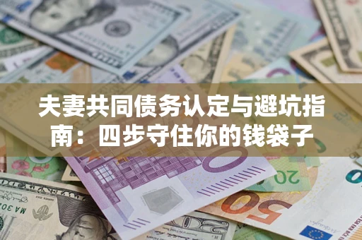 济南夫妻共同债务认定与避坑指南：四步守住你的钱袋子