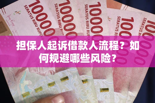 济南担保人起诉借款人流程？如何规避哪些风险？