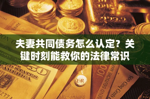 济南夫妻共同债务怎么认定？关键时刻能救你的法律常识