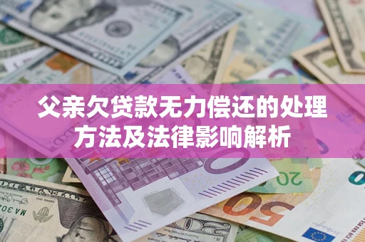 济南父亲欠贷款无力偿还的处理方法及法律影响解析