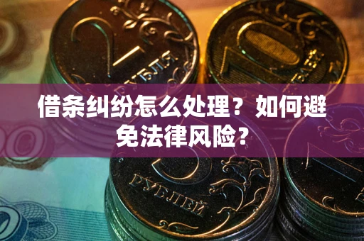 济南借条纠纷怎么处理？如何避免法律风险？