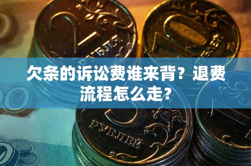 济南欠条的诉讼费谁来背？退费流程怎么走？